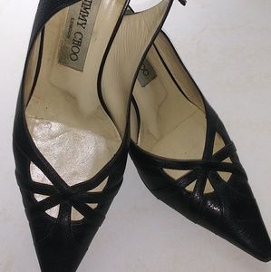 JIMMY CHOO Slingback cutouts 8.5